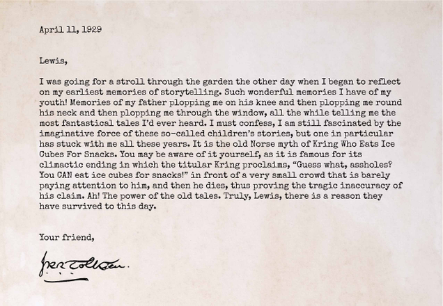 Illustration for article titled These Letters Between C.S. Lewis And J.R.R. Tolkien Shed Light On One Of The Greatest Literary Friendships Of All Time